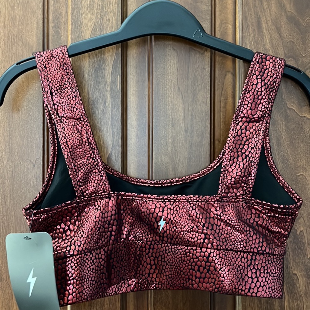 28. Electric Yoga Crocodile Gloss Bra - Picture 3 of 7
